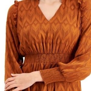 BAR III BURNOUT GINGER DRESS XL